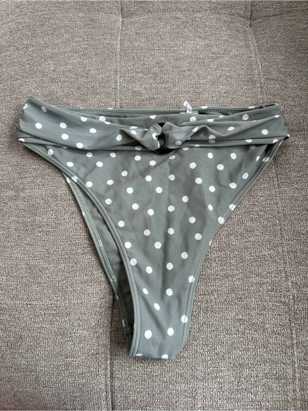 Abercrombie Green Polka Dot Bikini Bottom